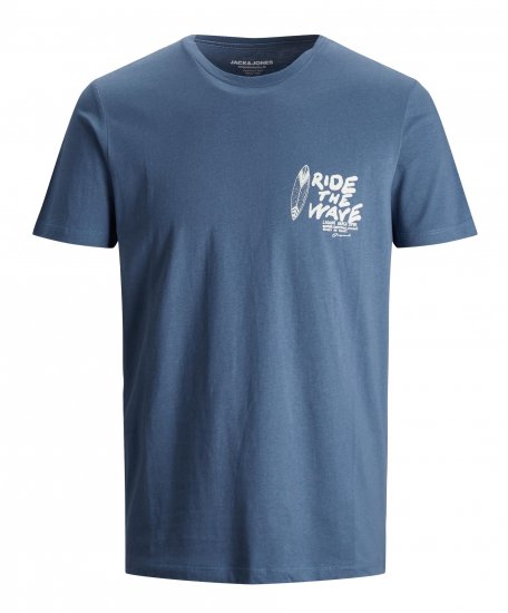Jack & Jones Strims T-Shirt Ensign Blue - T-krekli - T-krekli - 2XL-14XL