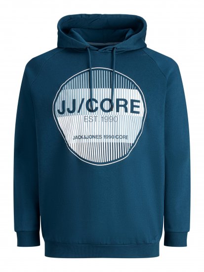 Jack & Jones Booster Hoodie Blue - Džemperi un džemperi ar kapuci - Džemperi - 2XL-14XL