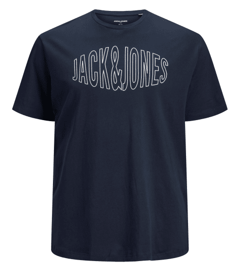 Jack & Jones Preston Crew Neck T-Shirt Navy - T-krekli - T-krekli - 2XL-14XL