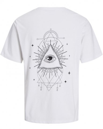 Jack & Jones Jackie Crew Neck T-Shirt White - T-krekli - T-krekli - 2XL-14XL