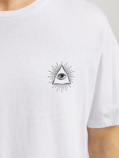 Jack & Jones Jackie Crew Neck T-Shirt White - T-krekli - T-krekli - 2XL-14XL