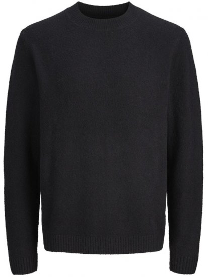 Jack & Jones Maverick Crew Neck Knitted Sweater Black - Džemperi un džemperi ar kapuci - Džemperi - 2XL-14XL