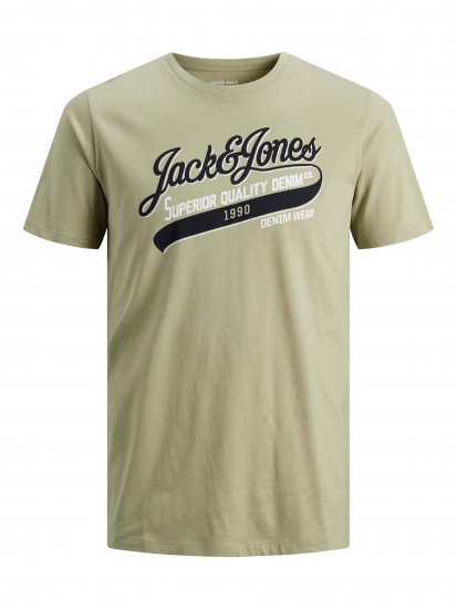 Jack & Jones JJELOGO TEE Light Green - T-krekli - T-krekli - 2XL-14XL