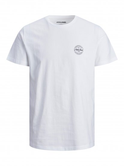 Jack & Jones JJESHARK TEE White - T-krekli - T-krekli - 2XL-14XL