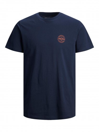 Jack & Jones JJESHARK TEE Navy - T-krekli - T-krekli - 2XL-14XL