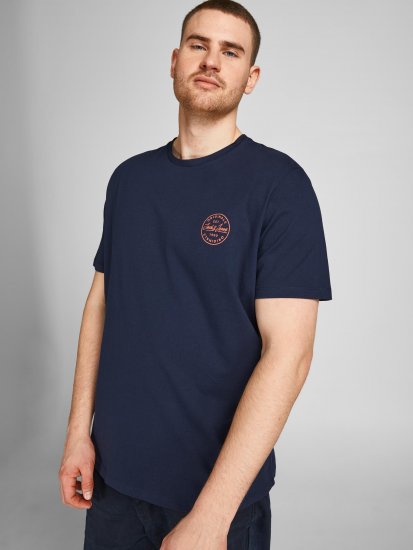 Jack & Jones JJESHARK TEE Navy - T-krekli - T-krekli - 2XL-14XL