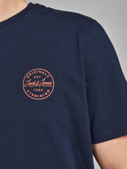 Jack & Jones JJESHARK TEE Navy - T-krekli - T-krekli - 2XL-14XL