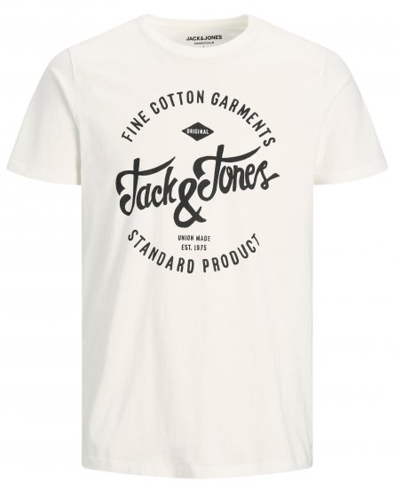 Jack & Jones JJERAFA TEE White - T-krekli - T-krekli - 2XL-14XL