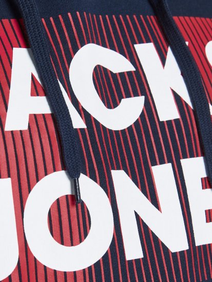 Jack & Jones JJECORP Hoodie Navy - Džemperi un džemperi ar kapuci - Džemperi - 2XL-14XL