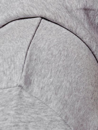 Jack & Jones CORP LOGO Hoodie Light Gray - Džemperi un džemperi ar kapuci - Džemperi - 2XL-14XL