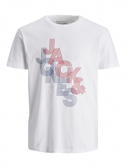 Jack & Jones JCOPOWER White T-Shirt - T-krekli - T-krekli - 2XL-14XL