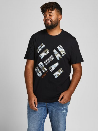 Jack & Jones JCOSTREET TEE Black - T-krekli - T-krekli - 2XL-14XL