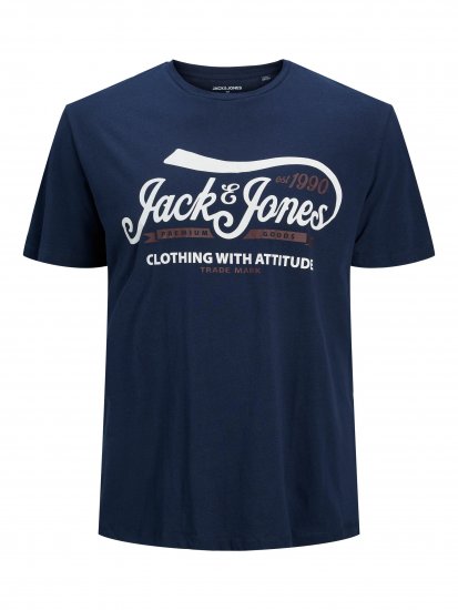 Jack & Jones JPRBLUBOOSTER TEE Navy - T-krekli - T-krekli - 2XL-14XL