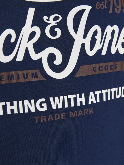 Jack & Jones JPRBLUBOOSTER TEE Navy - T-krekli - T-krekli - 2XL-14XL