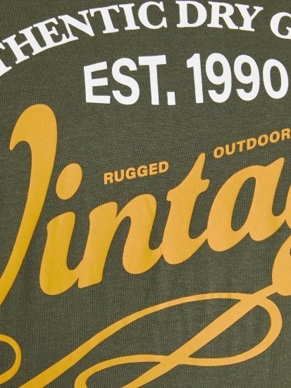 Jack & Jones JPRBLUBOOSTER TEE Khaki - T-krekli - T-krekli - 2XL-14XL