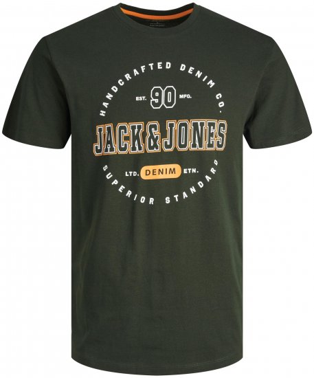 Jack & Jones JJSTAMP TEE Green - T-krekli - T-krekli - 2XL-14XL