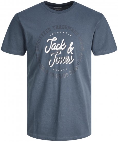 Jack & Jones JJSTAMP TEE Ombre Blue - T-krekli - T-krekli - 2XL-14XL
