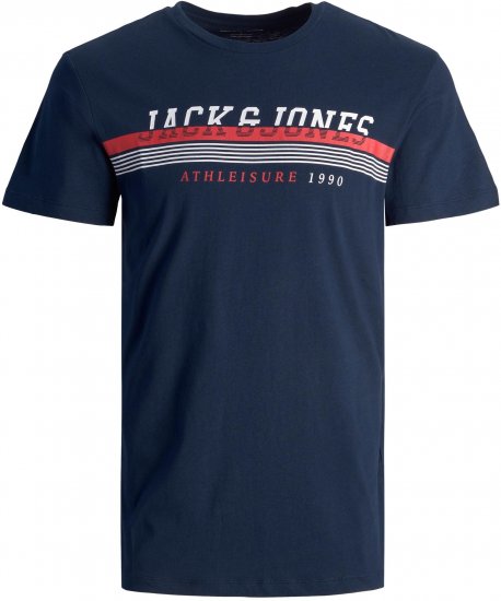 Jack & Jones JJIRON TEE Navy - T-krekli - T-krekli - 2XL-14XL