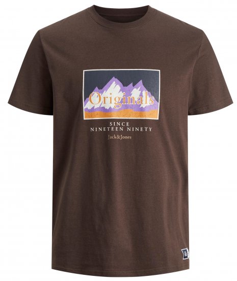 Jack & Jones JORWOODLANDGRAPHIC T-Shirt Seal Brown - T-krekli - T-krekli - 2XL-14XL
