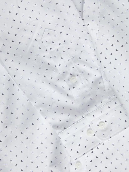 Jack & Jones JPRBLACARDIFF Print Shirt LS White - Krekli - Krekli - 2XL-8XL