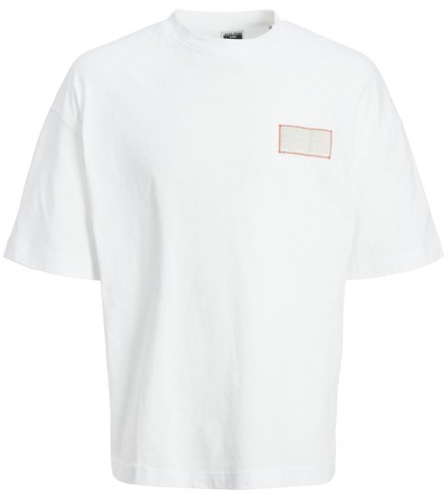 Jack & Jones JCONASA TEE White - T-krekli - T-krekli - 2XL-14XL