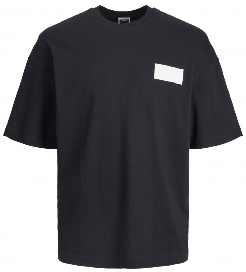 Jack & Jones JCONASA TEE Black - T-krekli - T-krekli - 2XL-14XL