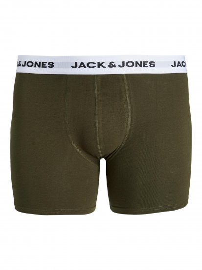Jack & Jones BASIC White WB Trunks 5-Pack Green - Apakšveļa un peldšorti - Apakšveļa - 2XL-8XL