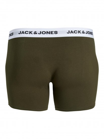 Jack & Jones BASIC White WB Trunks 5-Pack Green - Apakšveļa un peldšorti - Apakšveļa - 2XL-8XL