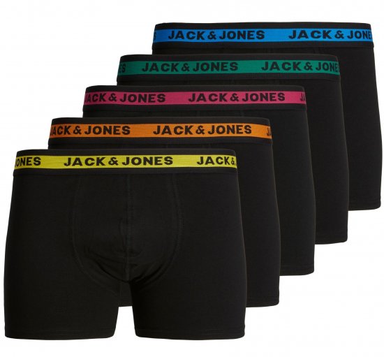 Jack & Jones JACJOSH Boxers 5-pack Black - Apakšveļa un peldšorti - Apakšveļa - 2XL-8XL