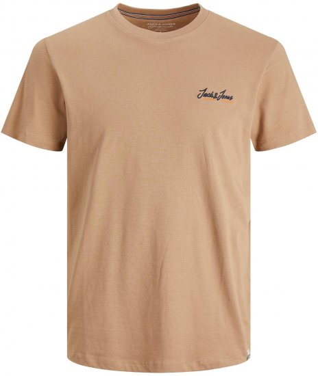 Jack & Jones JORPAUL TONS TEE Beige - T-krekli - T-krekli - 2XL-14XL