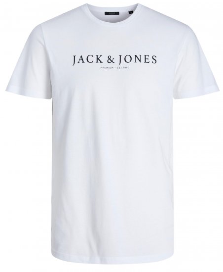 Jack & Jones JPRBLABOOSTER T-shirt White - T-krekli - T-krekli - 2XL-14XL