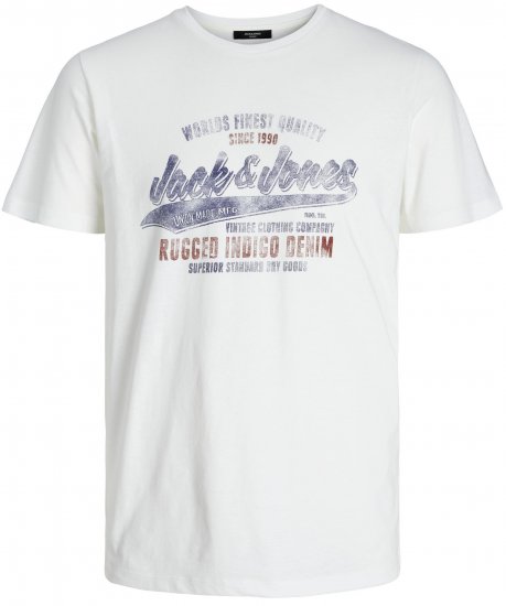 Jack & Jones JPRBLUBOOSTER TEE White - T-krekli - T-krekli - 2XL-14XL