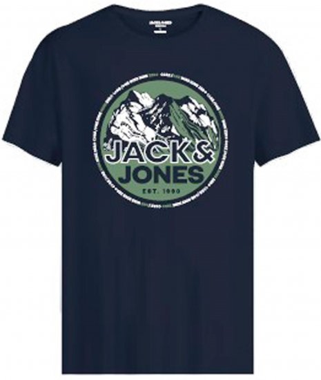 Jack & Jones JCOBOOSTER T-Shirt Navy - T-krekli - T-krekli - 2XL-14XL