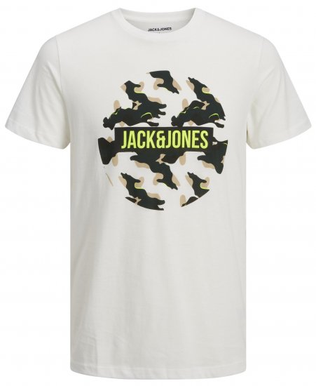 Jack & Jones JJRAMP T-Shirt White - T-krekli - T-krekli - 2XL-14XL