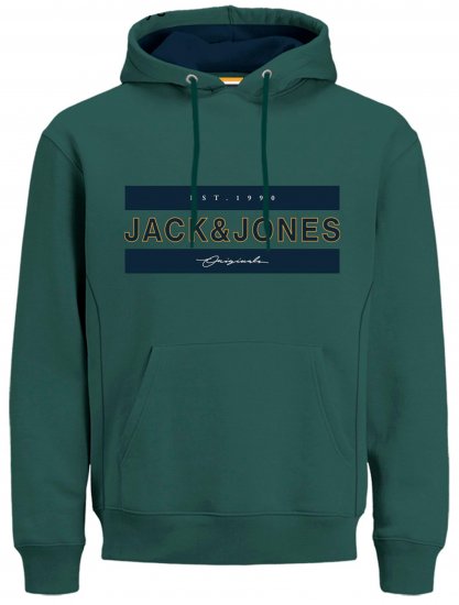 Jack & Jones JORFRIDAY Hoodie Green - Džemperi un džemperi ar kapuci - Džemperi - 2XL-14XL