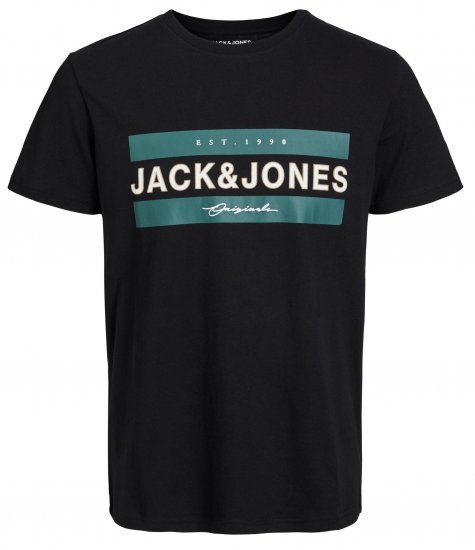 Jack & Jones JORFRIDAY T-Shirt Black - T-krekli - T-krekli - 2XL-14XL