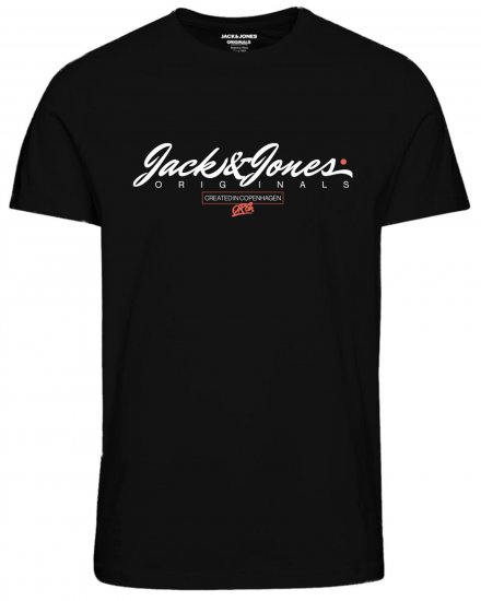 Jack & Jones JORSYMBOL T-shirt Black - T-krekli - T-krekli - 2XL-14XL