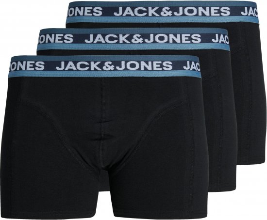 Jack & Jones JACDNA WB TRUNKS 3 PACK Black - Apakšveļa un peldšorti - Apakšveļa - 2XL-8XL