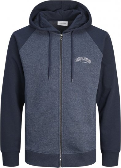 Jack & Jones Ricky Hoodie Navy Blazer - Džemperi un džemperi ar kapuci - Džemperi - 2XL-14XL