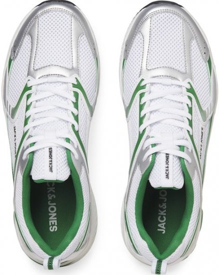 Jack & Jones Tokyo Sneakers Bright White/Green - Vīriešu apavi 40-52 - 