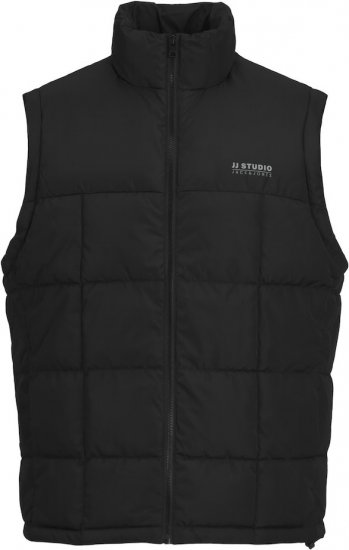Jack & Jones BEN Square Quilted Bodywarmer Black - Jakas & Lietus apģērbs - Jakas - 2XL-12XL