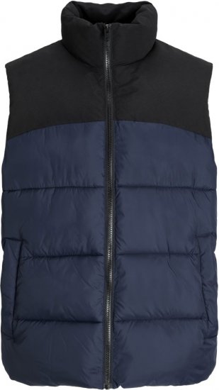 Jack & Jones MOON Bodywarmer Navy Blazer - Jakas & Lietus apģērbs - Jakas - 2XL-12XL