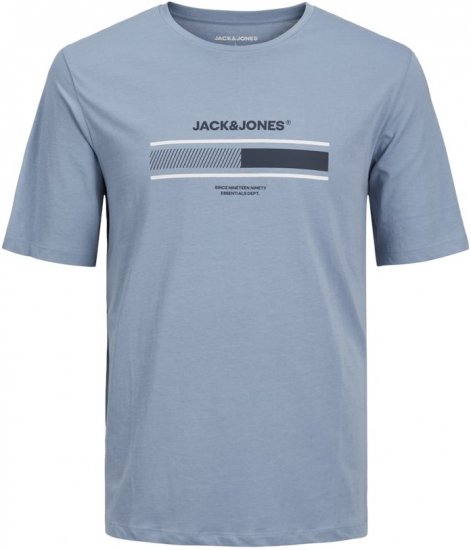 Jack & Jones SOUTH T-Shirt Light Blue - T-krekli - T-krekli - 2XL-14XL