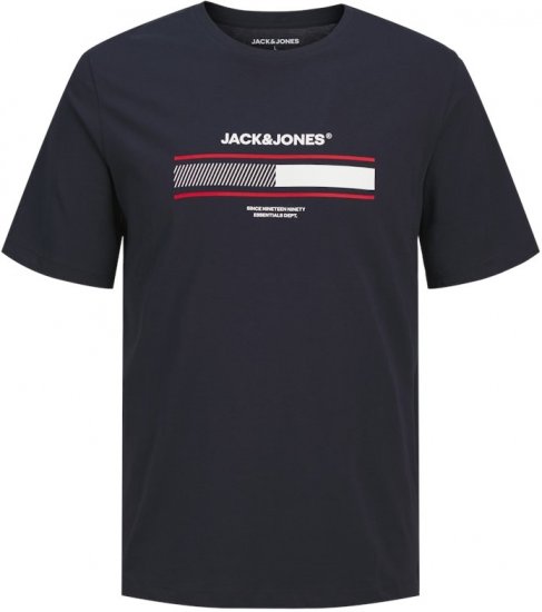 Jack & Jones SOUTH T-Shirt Navy Blazer - T-krekli - T-krekli - 2XL-14XL