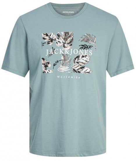 Jack & Jones JJFLOOR T-Shirt Goblin Blue - T-krekli - T-krekli - 2XL-14XL