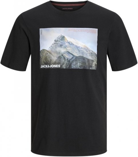 Jack & Jones MAINE T-Shirt Black - T-krekli - T-krekli - 2XL-14XL