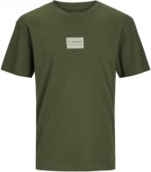 Jack & Jones HAKKAI T-Shirt Kombu Green - T-krekli - T-krekli - 2XL-14XL