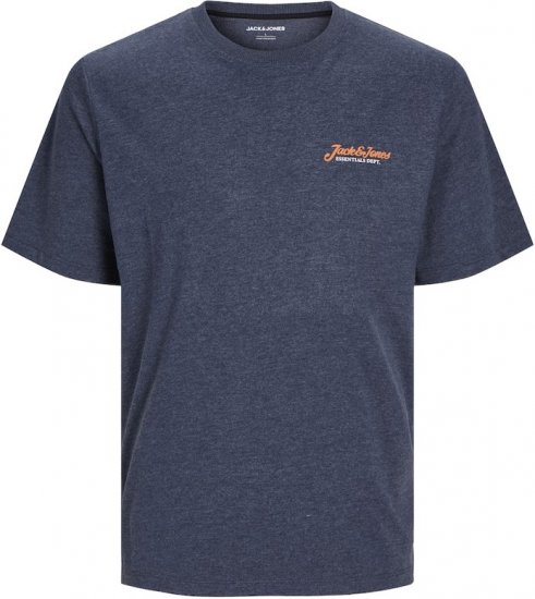 Jack & Jones ERIK T-Shirt Navy Blazer - T-krekli - T-krekli - 2XL-14XL