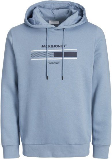 Jack & Jones South Hoodie Light Blue - Džemperi un džemperi ar kapuci - Džemperi - 2XL-14XL
