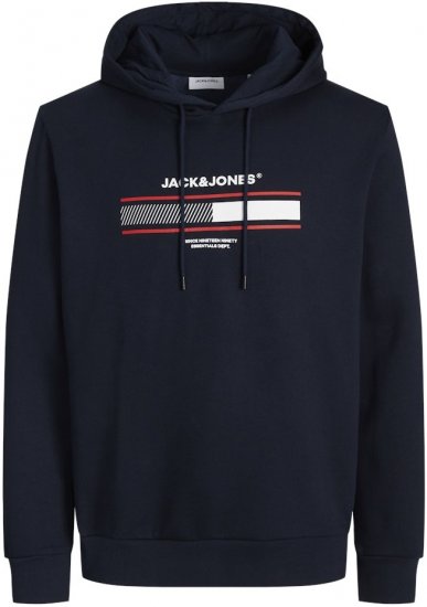 Jack & Jones South Hoodie Navy Blazer - Džemperi un džemperi ar kapuci - Džemperi - 2XL-14XL